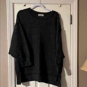 Zenana Outfitters Charcoal Sweater